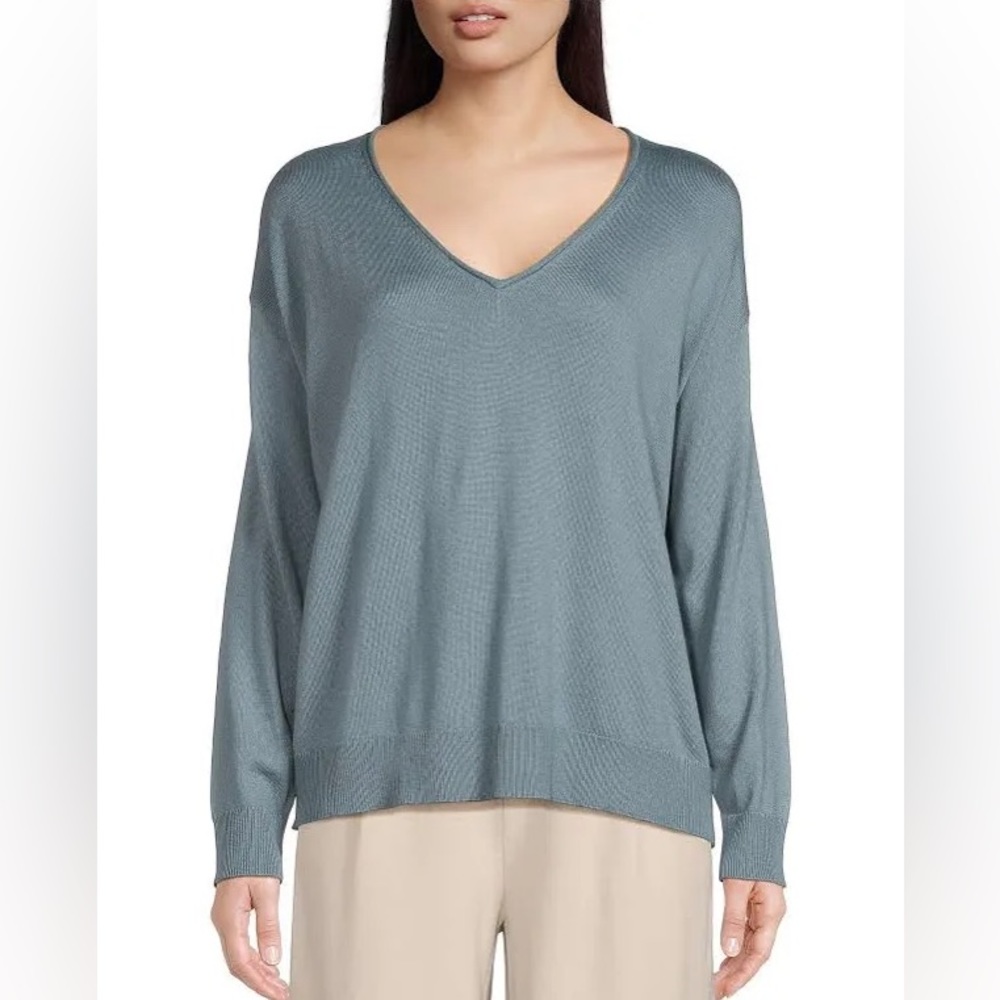 NWT Eileen Fisher Boxy Pullover - Picture 4 of 6
